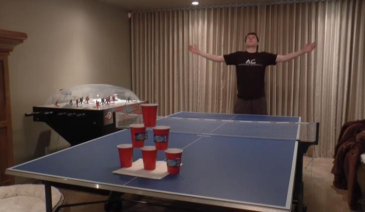 Ongelovelijke beerpong trick shots